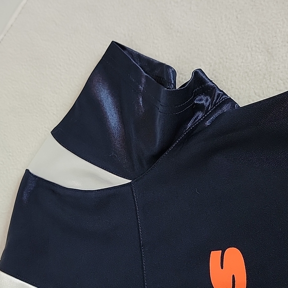 NFL Team Apparel Women's Blue White Orange Short Sleeve Top,  M - Picture 5 of 7